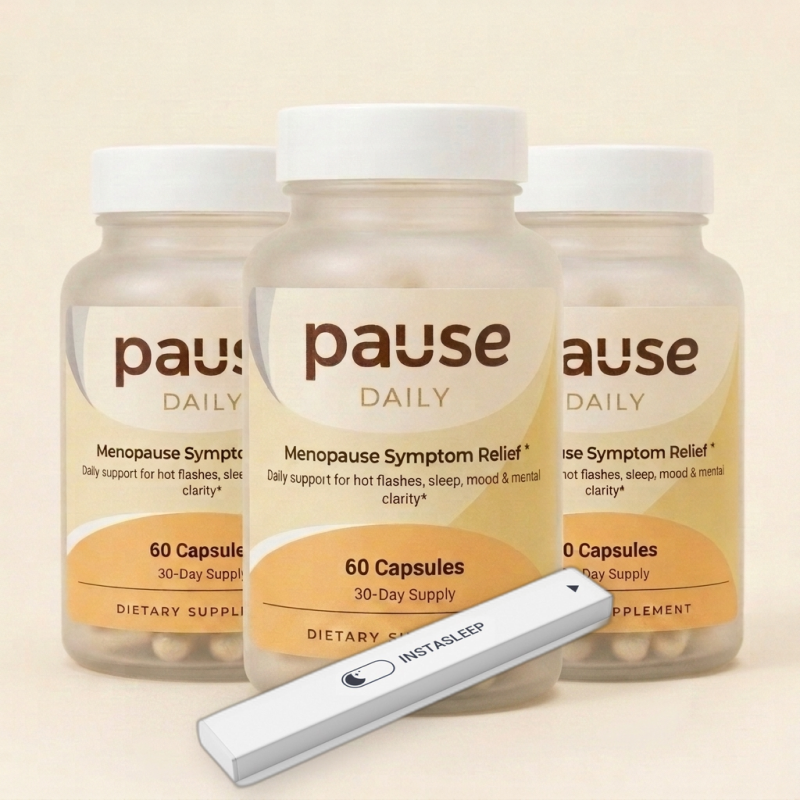 Pause Daily three-bottle pack with Luma diffuser